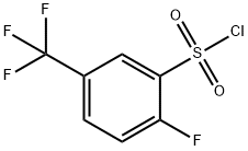 2-FLUORO-5-(TRIFLUOROMETHYL)BENZENESULPHONYL CHLORIDE Structure