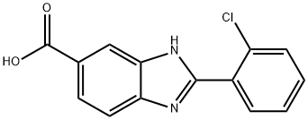 2-(2-Chloro-phenyl)-1H-benzimidazole-5-carboxylic acid Struktur
