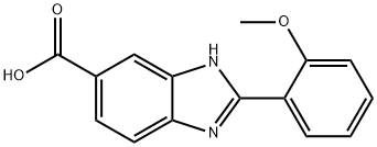 2-(2-Methoxyphenyl)-1H-benzimidazole-5-carboxylic acid Structure