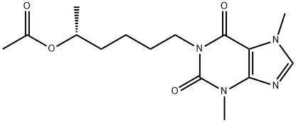 5'-O-Acetyl (R)-Lisofylline,174455-55-1,结构式