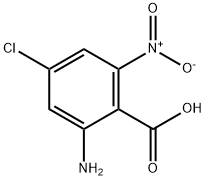 2-AMINO-4-CHLORO-6-NITROBENZOIC ACID Struktur