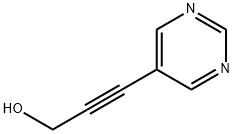 3-(5-嘧啶)-2-丙炔-1-醇 结构式