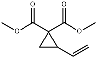 2-Vinylcyclopropane-1,1-dicarboxylic acid dimethyl ester Struktur