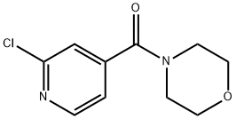 4-(2-chloroisonicotinoyl)morpholine Struktur