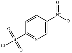 5-NITRO-PYRIDINE-2-SULFONYL CHLORIDE 化学構造式