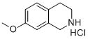 7-甲氧基-1,2,3,4-四氢异喹啉盐酸盐, 1745-05-7, 结构式