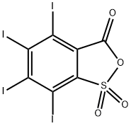 テトラヨード-2-スルホ安息香酸 無水物 化学構造式