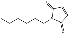 1-己基-1H-吡咯-2,5-二酮, 17450-29-2, 结构式