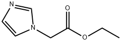 1H-イミダゾール-1-イル酢酸エチル 化学構造式