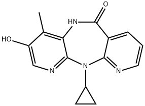 3-Hydroxy Nevirapine 化学構造式