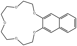 2,3-萘并-15-冠醚-5, 17454-47-6, 结构式