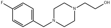 1-(4-FLUOROBENZYL)-4-(2-HYDROXYETHYL)PIPERAZINE Struktur
