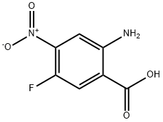 2-AMINO-5-FLUORO-4-NITROBENZOIC ACID Structure