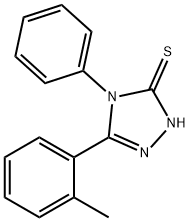 5-(2-methylphenyl)-4-phenyl-4H-1,2,4-triazole-3-thiol Struktur