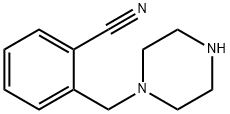 1-(2-CYANOBENZYL)PIPERAZINE 化学構造式