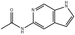 AcetaMide, N-1H-pyrrolo[2,3-c]pyridin-5-yl- Struktur