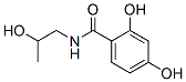 Benzamide, 2,4-dihydroxy-N-(2-hydroxypropyl)- (9CI) 化学構造式