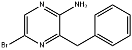 2-AMINO-3-(PHENYLMETHYL)-5-BROMOPYRAZINE Struktur