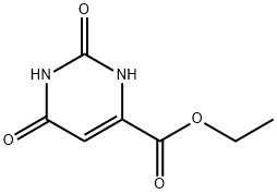 2,6-Dioxo-1,2,3,6-tetrahydro-4-pyrimidinecarboxylic acid ethyl ester Structure