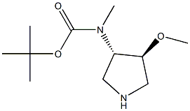 tert-butyl N-[(3S,4S)-4-methoxypyrrolidin-3-yl]-N-methylcarbamate