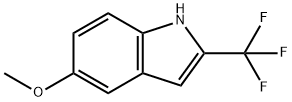 5-甲氧基-2-(三氟甲基)-1H-吲哚, 174734-34-0, 结构式