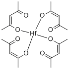 HAFNIUM(IV) 2,4-PENTANEDIONATE Struktur