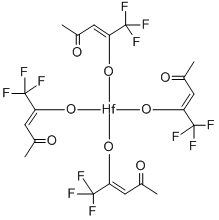 HAFNIUM TRIFLUOROACETYLACETONATE Struktur