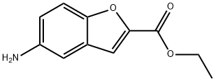 ETHYL 5-AMINOBENZOFURAN-2-CARBOXYLATE Structure