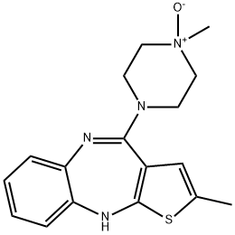 奥氮平N-氧化物, 174794-02-6, 结构式