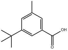 3-(1,1-ジメチルエチル)-5-メチル安息香酸 化学構造式