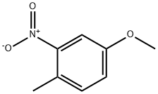 2-ニトロ-4-メトキシトルエン 化学構造式