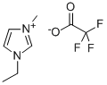 1-エチル-3-メチルイミダゾリウムトリフルオロアセタート 化学構造式
