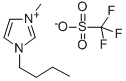 1-Butyl-3-methylimidazolium trifluoromethansulfonate Struktur