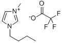1-ブチル-3-メチルイミダゾリウムトリフルオロアセタート 化学構造式