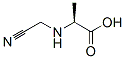 L-Alanine, N-(cyanomethyl)- (9CI) Struktur