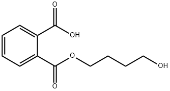1,2-Benzenedicarboxylic Acid 1-(4-Hydroxybutyl) Ester Structure