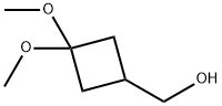 (3,3-dimethoxycyclobutyl)methanol Structure