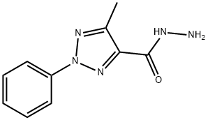 5-METHYL-2-PHENYL-2H-1,2,3-TRIAZOLE-4-CARBOHYDRAZIDE Struktur