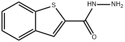 1-ベンゾチオフェン-2-カルボヒドラジド 化学構造式