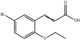 3-(5-BROMO-2-ETHOXYPHENYL)ACRYLIC ACID Structure