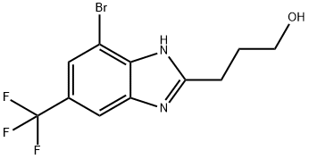 4-溴-2-(3-羟基丙基)-6-(三氟甲基)苯并吲唑, 175135-16-7, 结构式