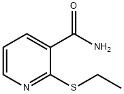 2-(ETHYLTHIO)NICOTINAMIDE 化学構造式