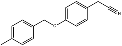 2-(4-[(4-METHYLBENZYL)OXY]PHENYL)ACETONITRILE Structure