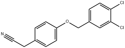 2-(4-[(3,4-DICHLOROBENZYL)OXY]PHENYL)ACETONITRILE Structure
