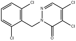 4,5-DICHLORO-2-(2,6-DICHLOROBENZYL)-2,3-DIHYDROPYRIDAZIN-3-ONE Structure