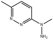 3-METHYL-6-(1-METHYLHYDRAZINO)PYRIDAZINE 化学構造式