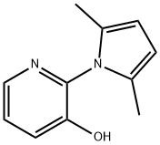 2-(2,5-ジメチル-1H-ピロール-1-イル)ピリジン-3-オール 化学構造式