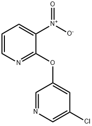 2-[(5-CHLORO-3-PYRIDYL)OXY]-3-NITROPYRIDINE Structure