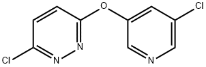 3-CHLORO-6-[(5-CHLORO-3-PYRIDYL)OXY]PYRIDAZINE Structure