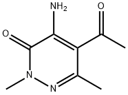 5-ACETYL-4-AMINO-2,6-DIMETHYL-2,3-DIHYDROPYRIDAZIN-3-ONE|5-乙酰基-4-氨基-2,6-二甲基-2,3-二氢吡嗪-3-酮